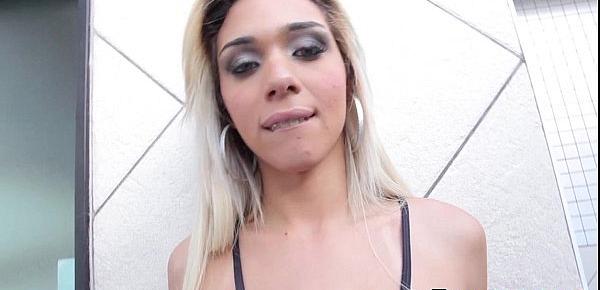  Latina transsexual buttfucked by black male